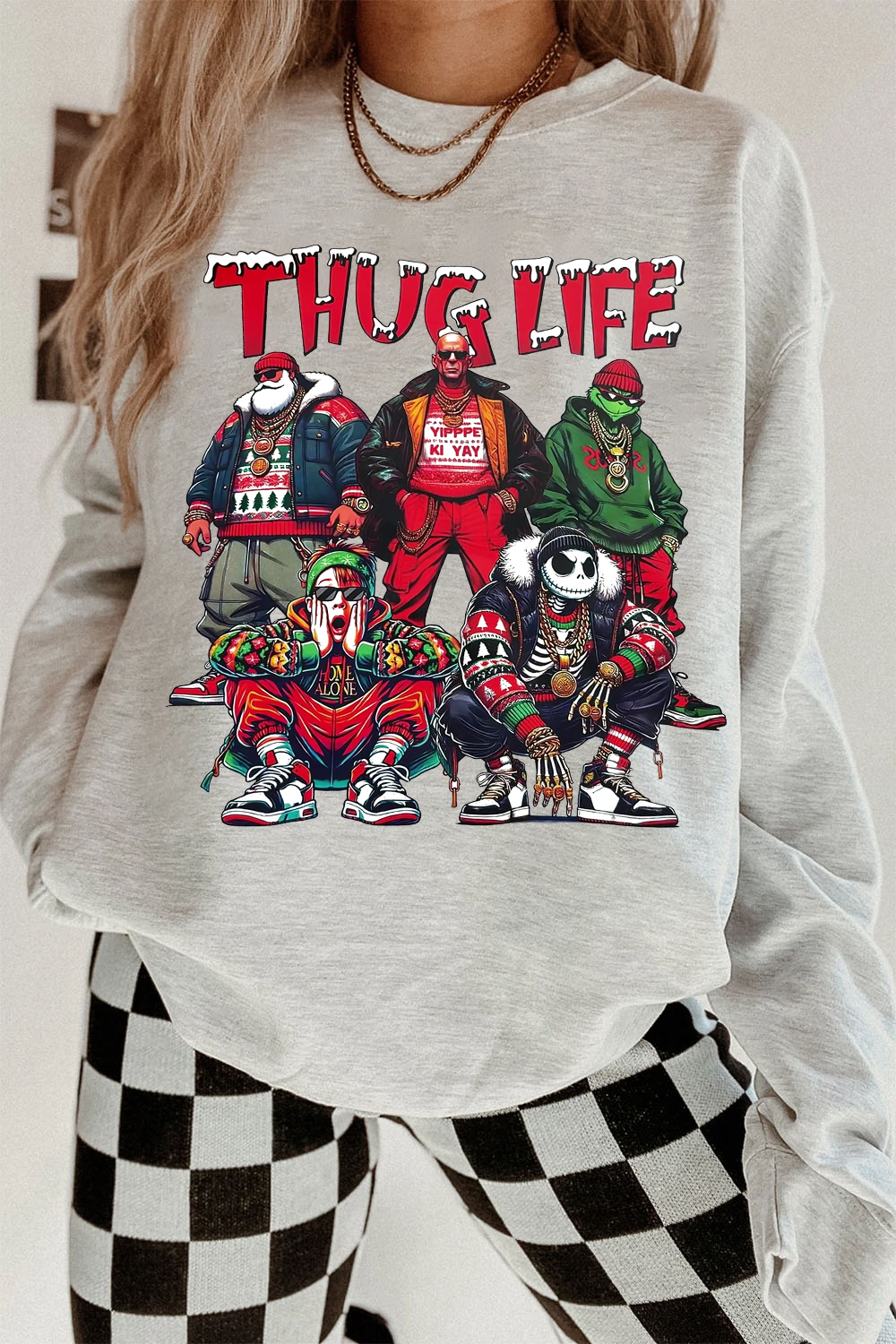 Christmas Personalized Print Sweatshirt