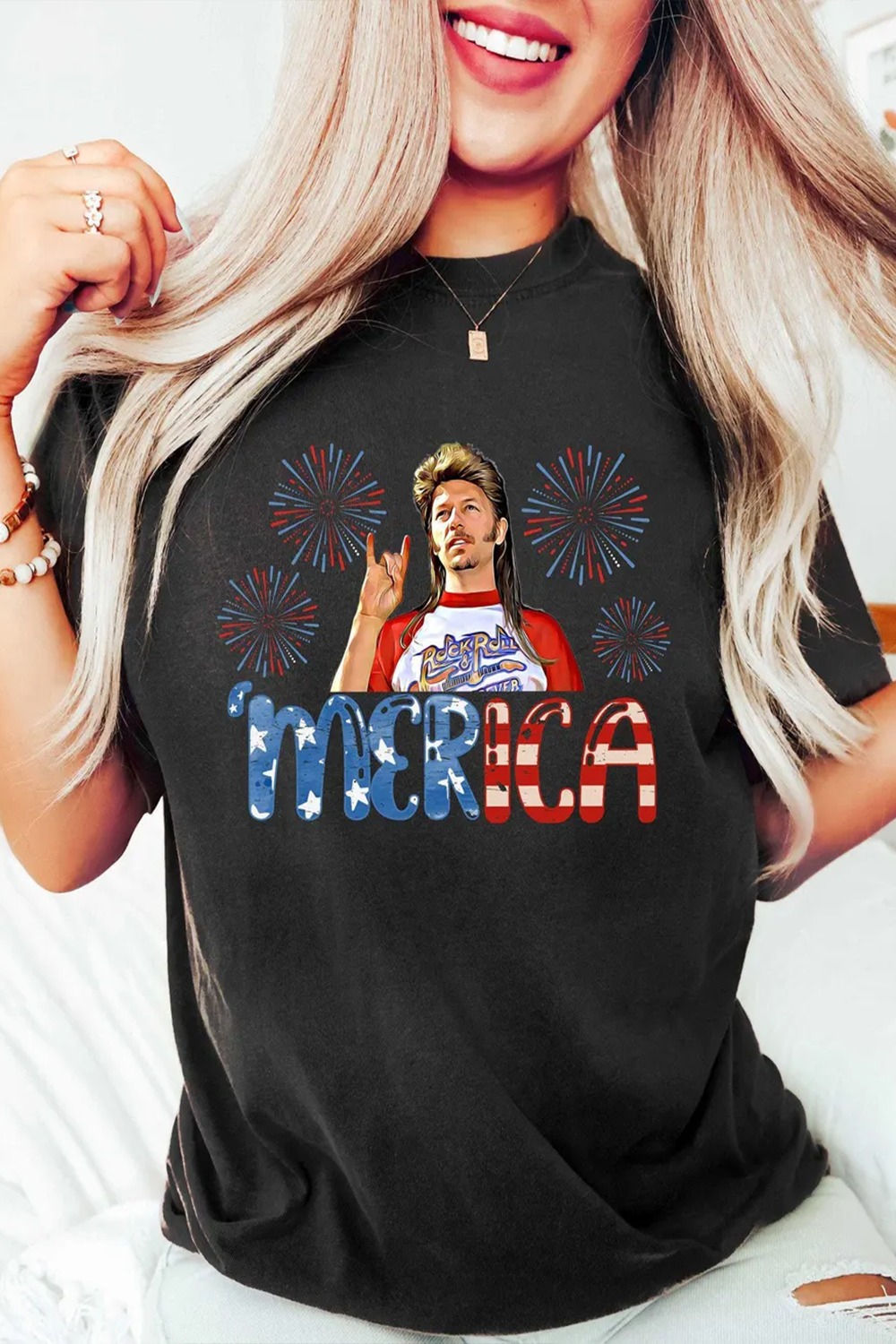 Vintage Joe Dirt Merica July 4th Shirt