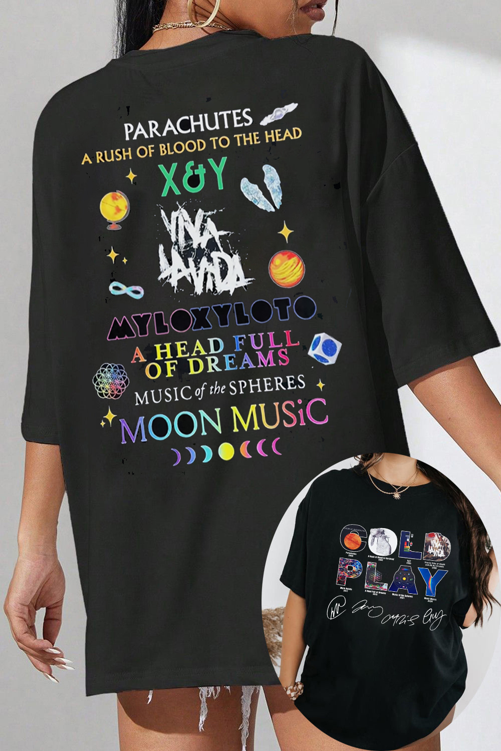 Coldplay shirt For Women