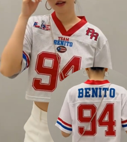 Cool Bunny Jersey for Breezy Bowl 2026 🔥Team Benito Football Crop Jersey