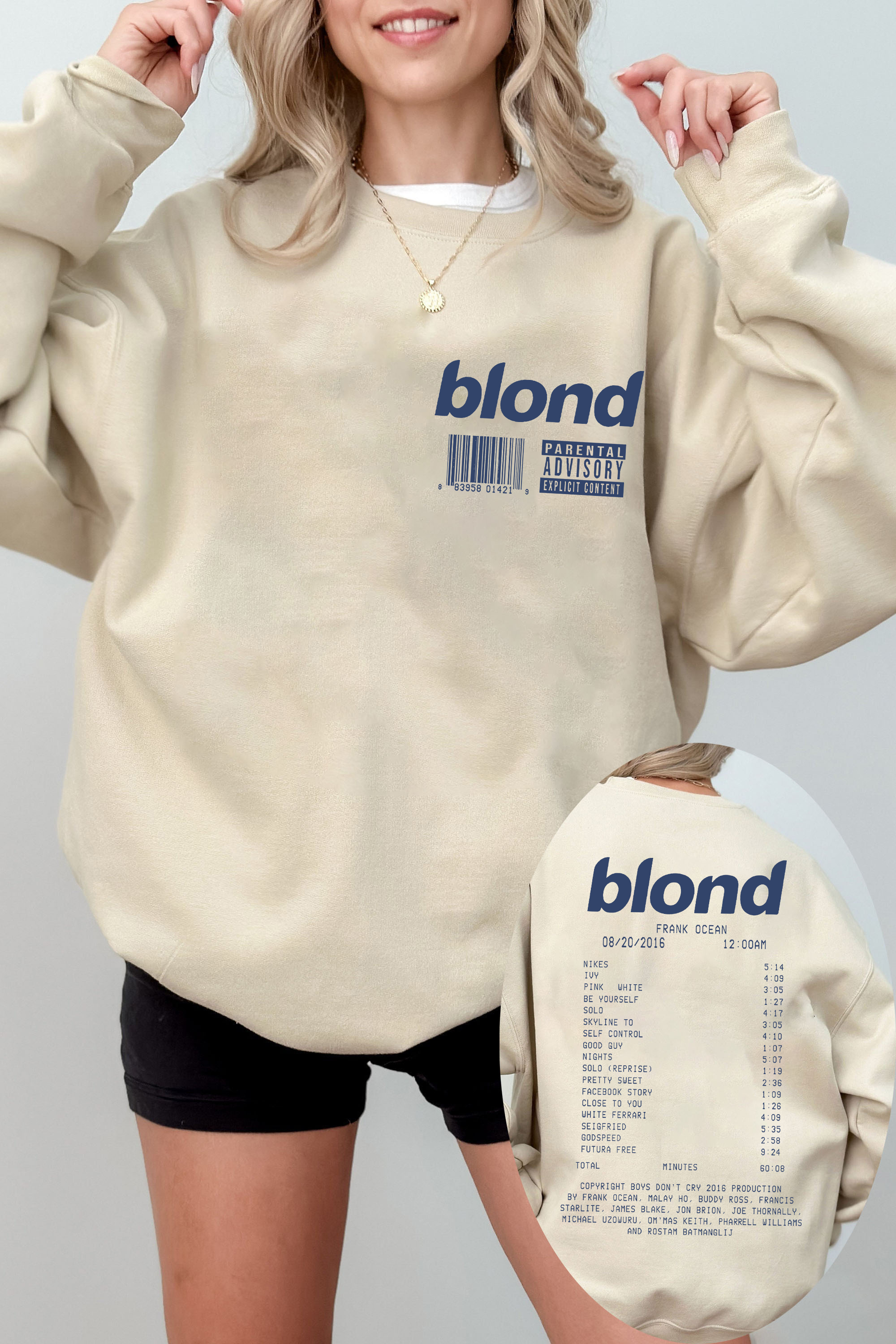 Frank Ocean Blond Album – women's sweatshirt