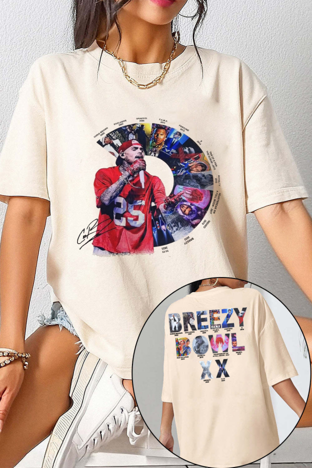 cb 2-side printed Tee For Women