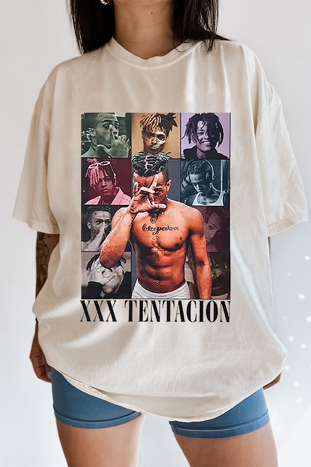 XXXTentacion Eras Inspired Vintage Rap A4 Tee For Women