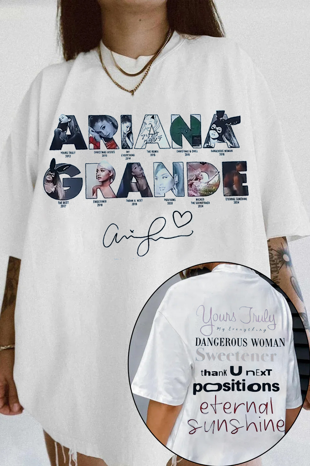 arianagrande Album Tee For Women