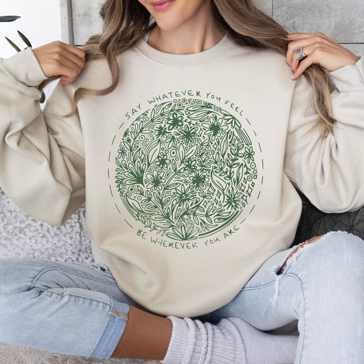 2 Sided Noah Kahan Stick Season Album Sweatshirt