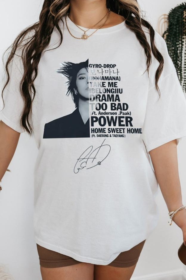 G-Dragon 3rd Album Tracklist Tee For Women