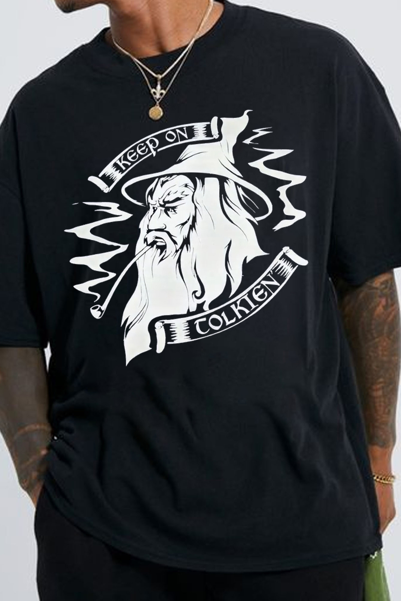 Keep on Tolkien LOTR Tee For men