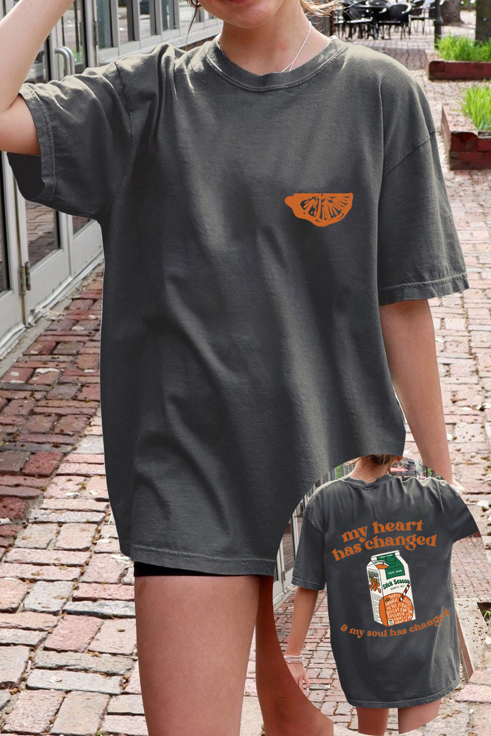 Orange  Noah Kahan My Heart Has Changed Tshirt