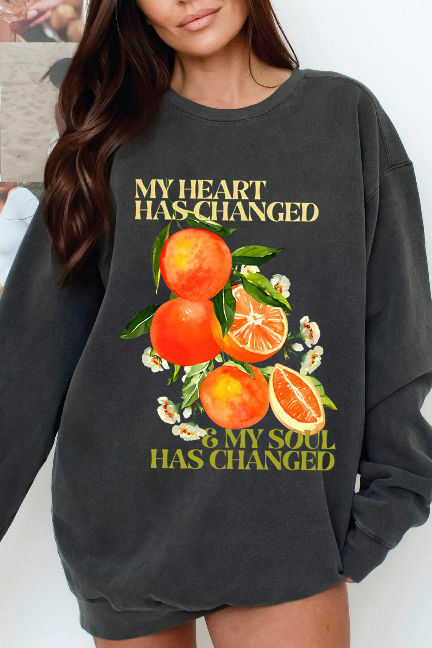 Noah Kahan Orange Sweatshirt