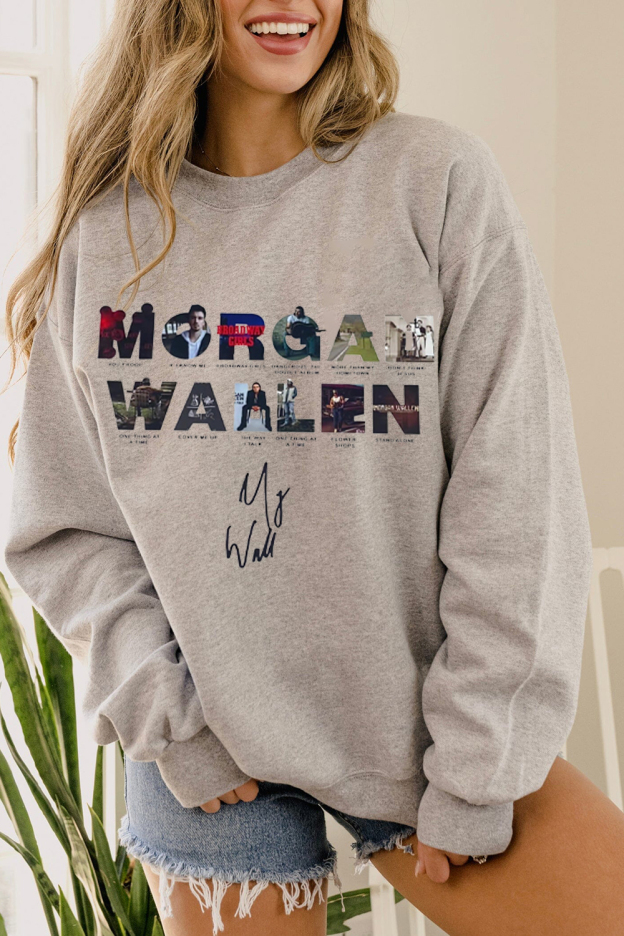 morganwallen cartoon long-sleeved sweatshirt
