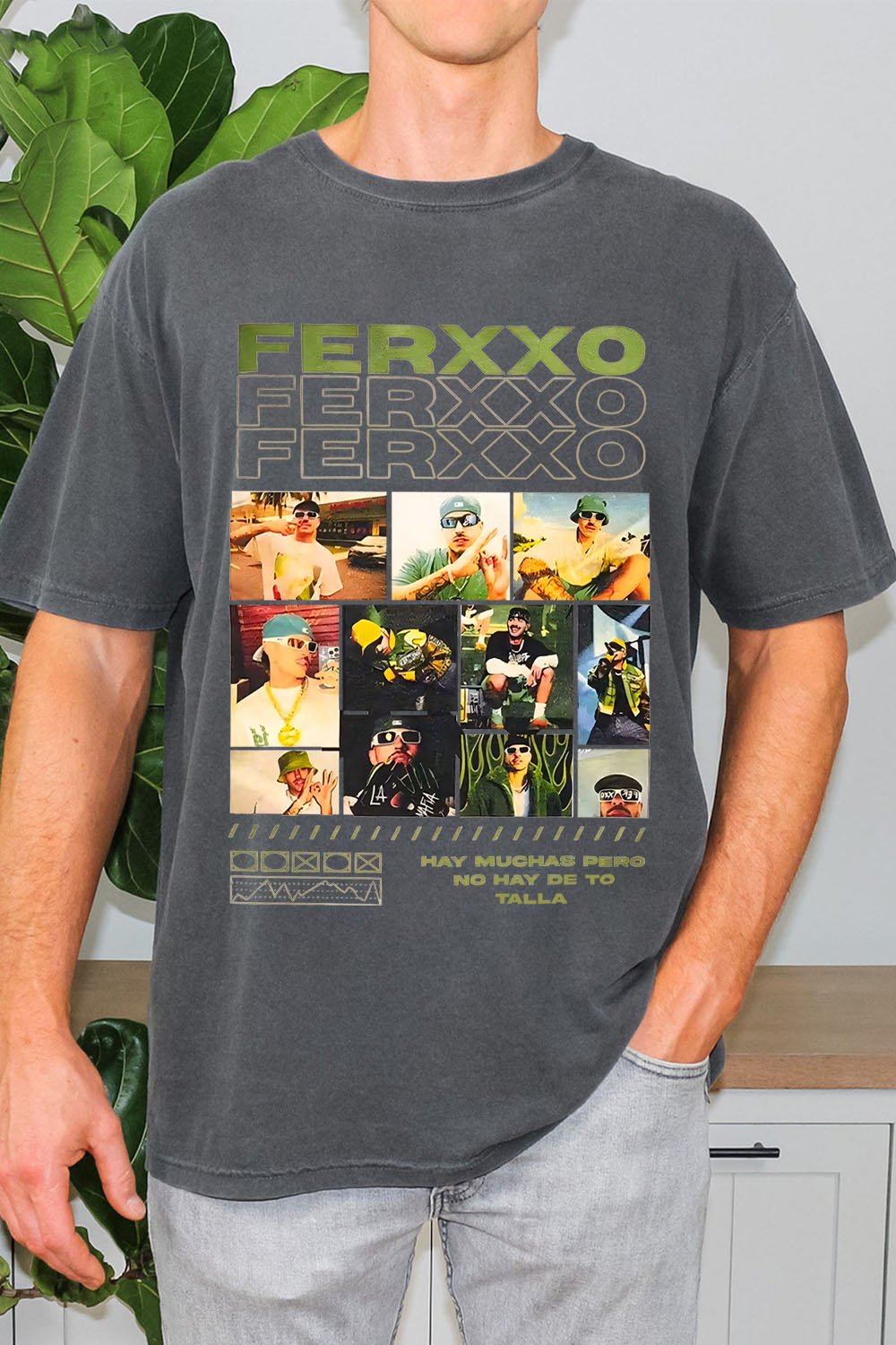 Ferxxo printed lettering men's T-shirt