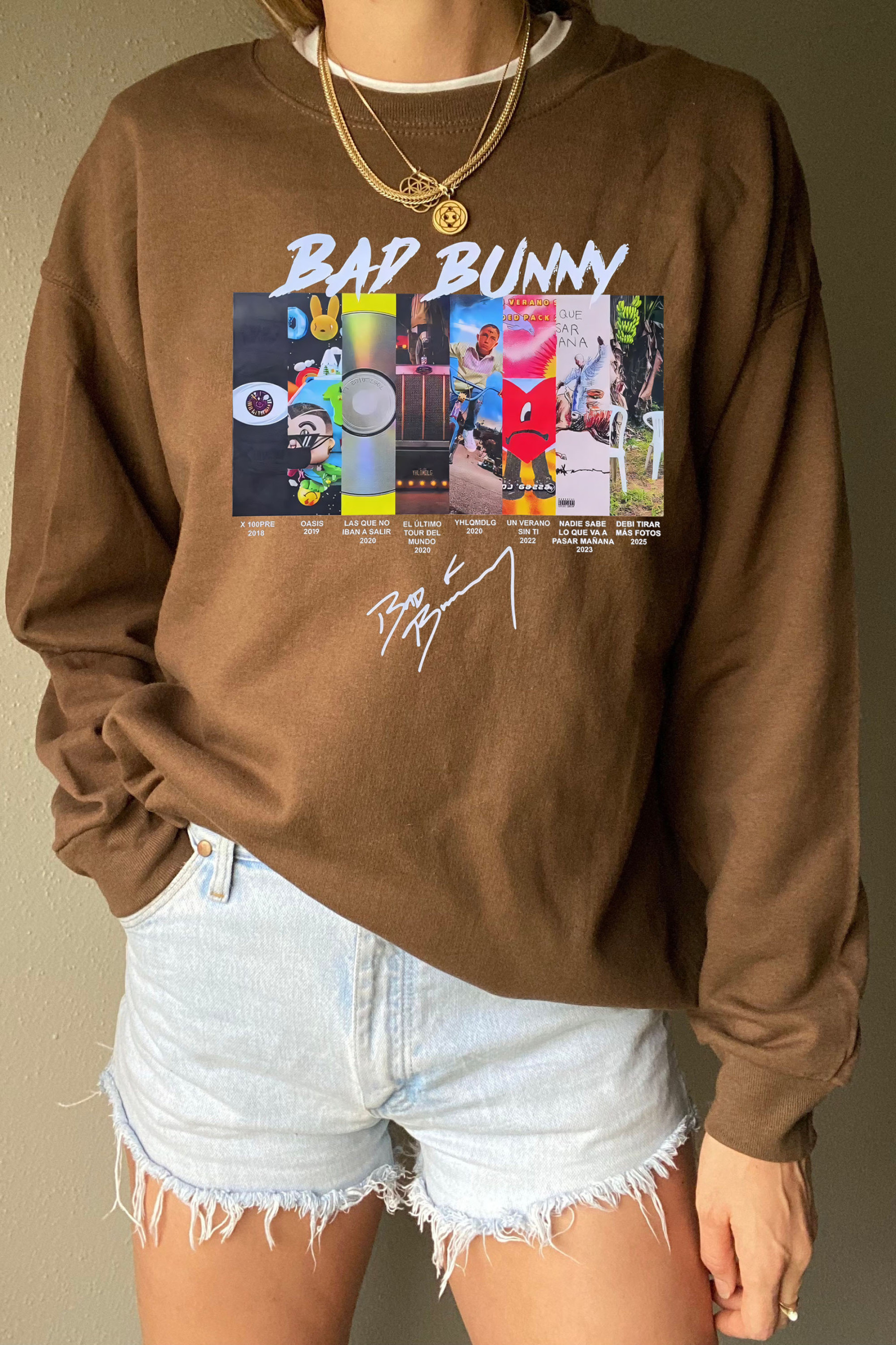 badbunny long sleeve sweatshirt