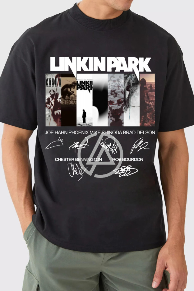 Linkinpark Logo Signatures Tee - Men
