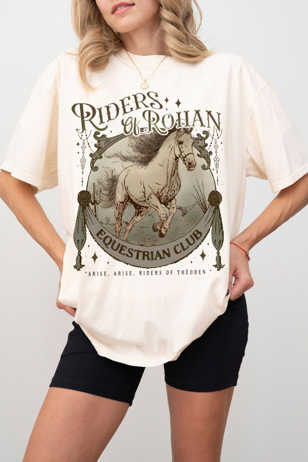 Riders Of Rohan Equestrian Club Tee For Women