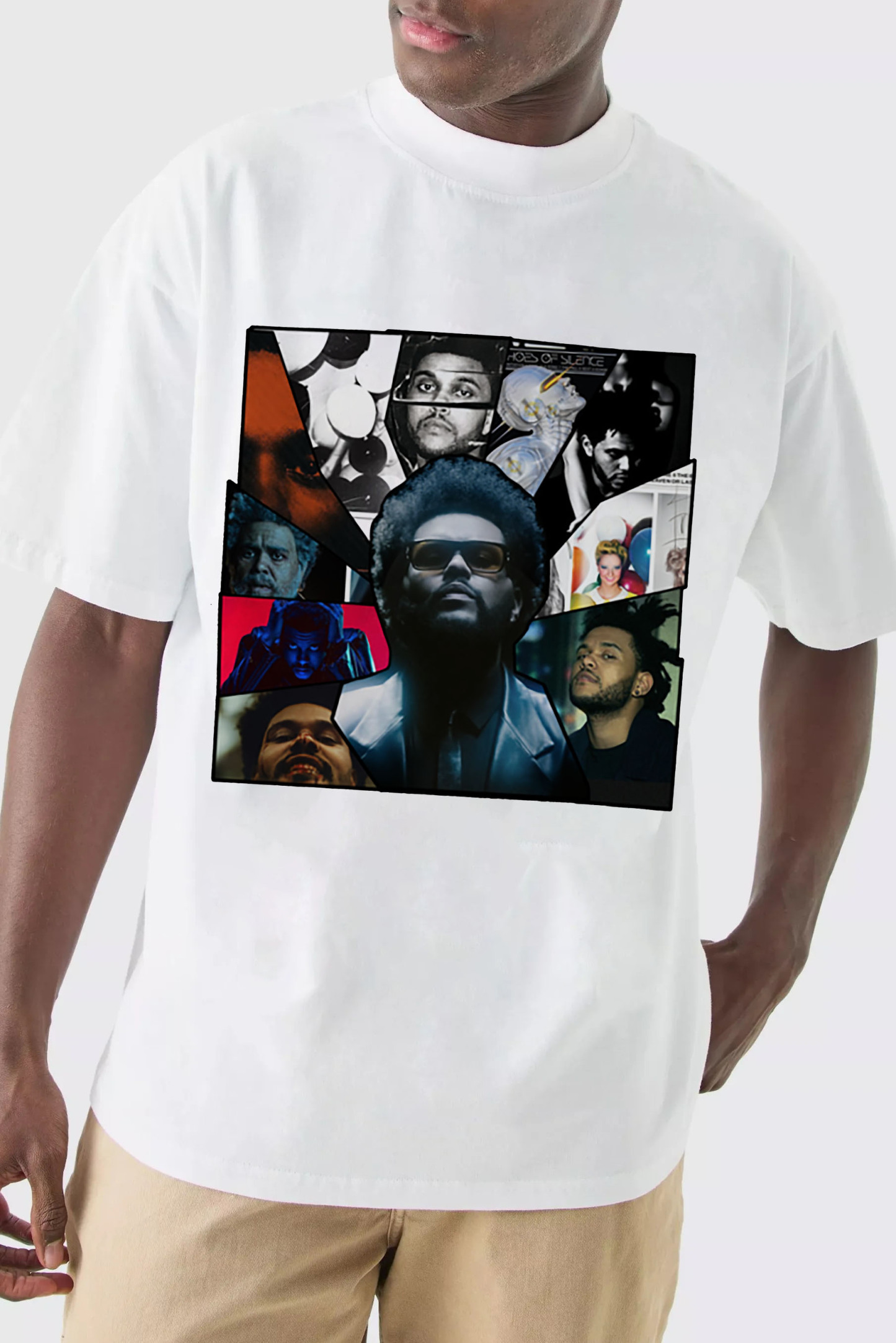 Vintage The Weeknd Portrait Men T Shirt