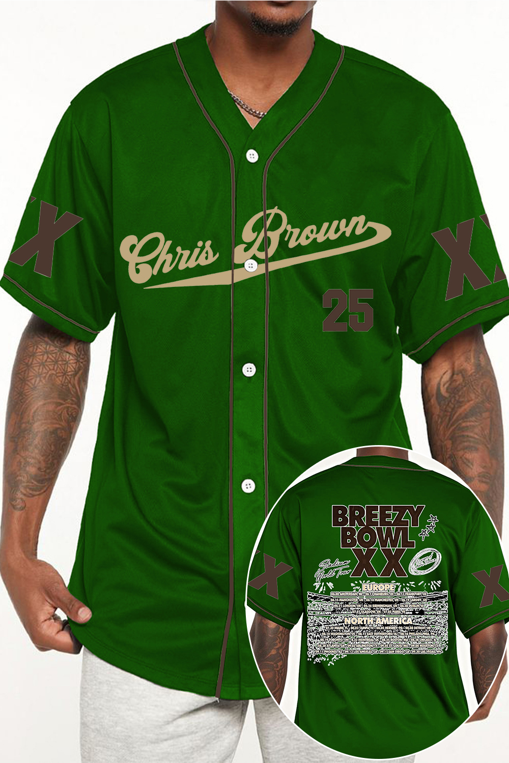 CB Bowl XX World Tour  Baseball Jersey