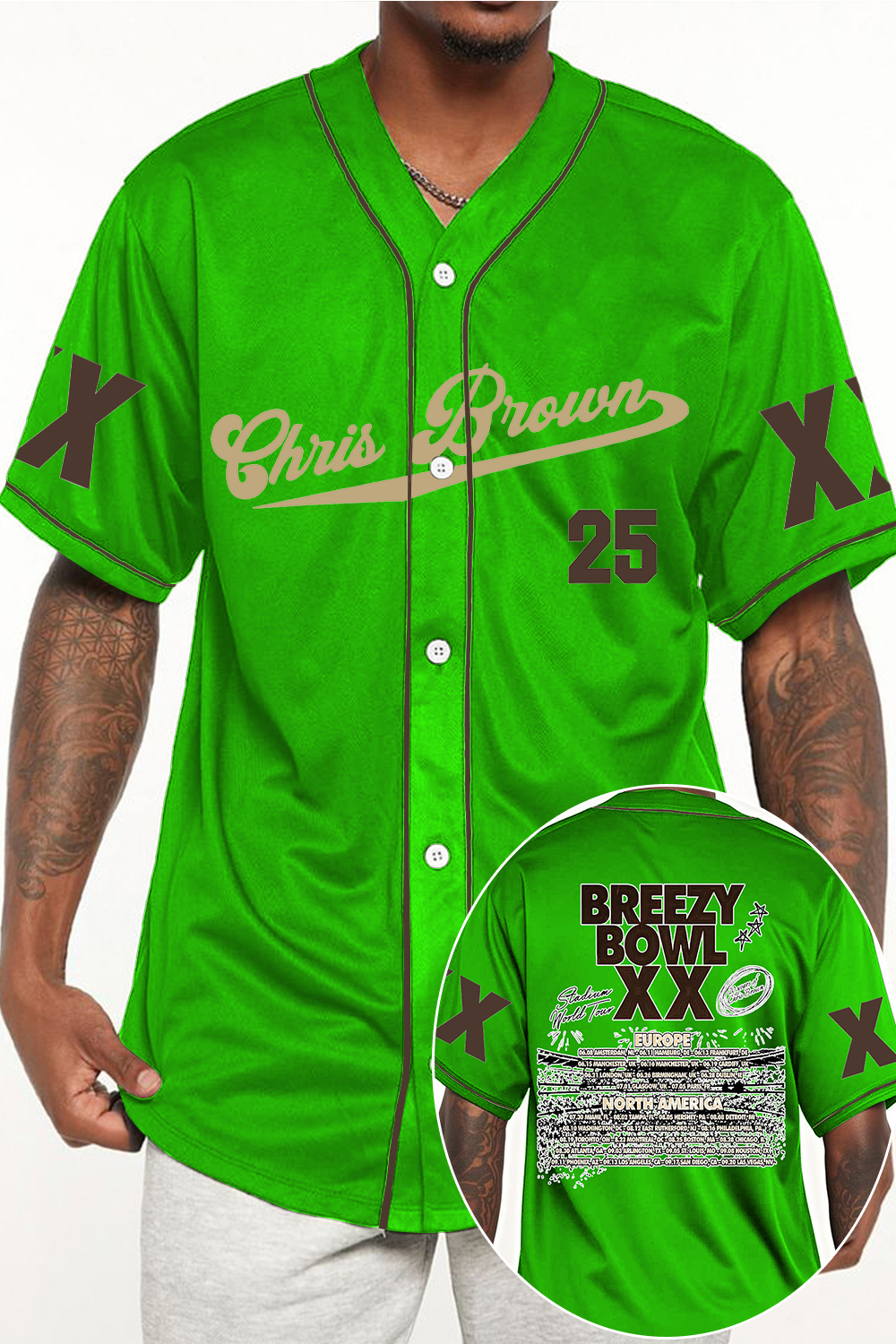 CB Bowl XX World Tour  Baseball Jersey