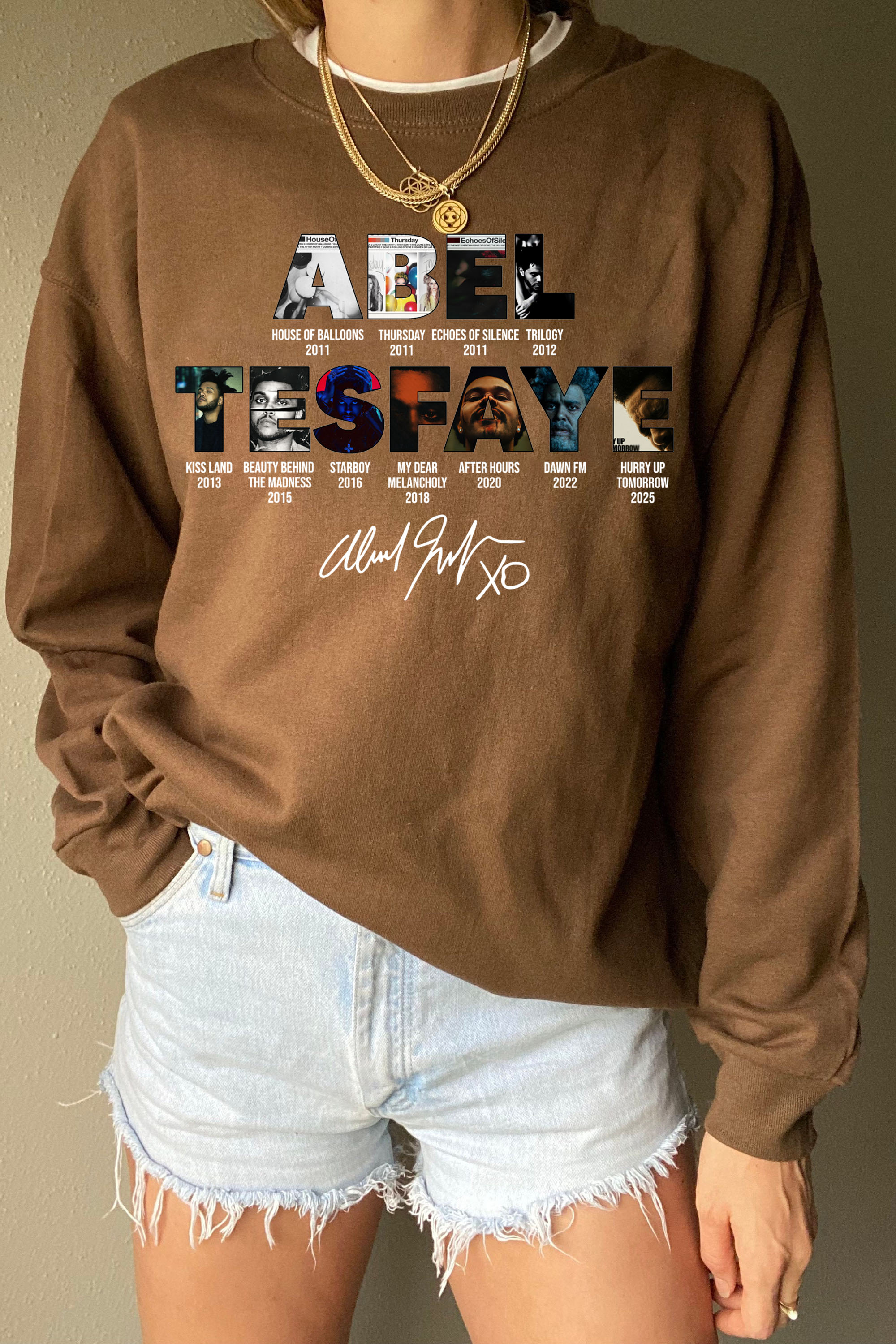 abeltesfaye Theweeknd Women Sweatshirt