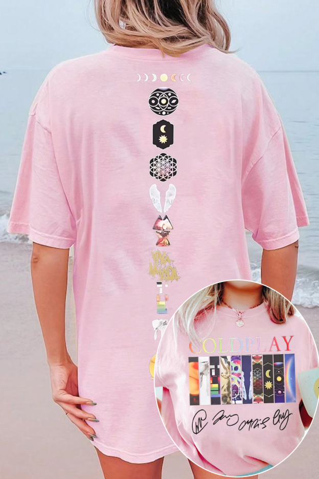 coldplay women T-shirt