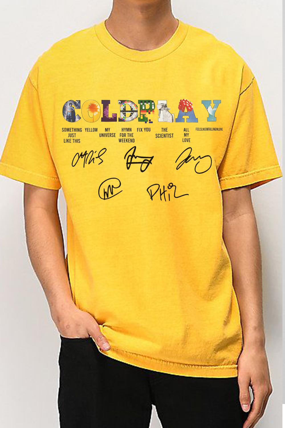 Coldplay Music Concert 2025 T-Shirt