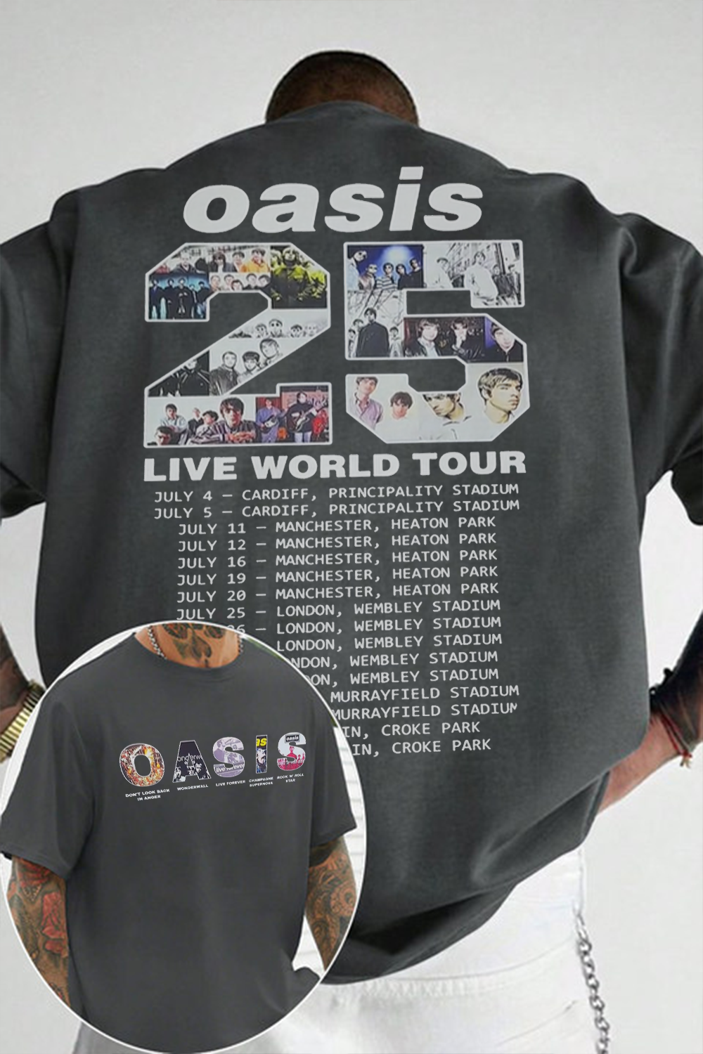 Oasis Live World Tour 2025 T-Shirt