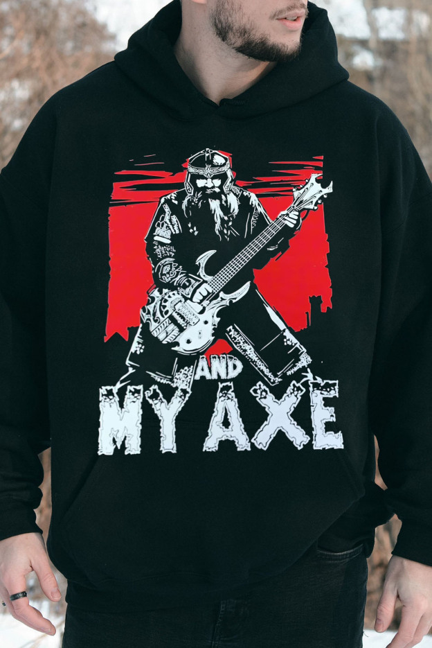 Gimli And My Axe Lord Of The Rings Vintage Men Hoodie