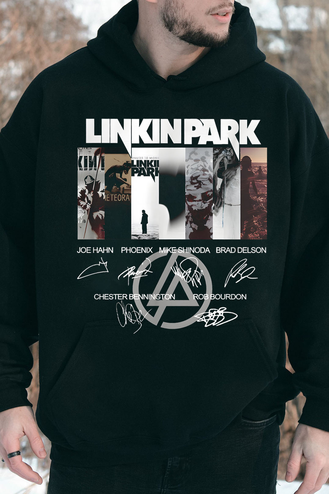 LP Logo Signatures Hoodie-MEN