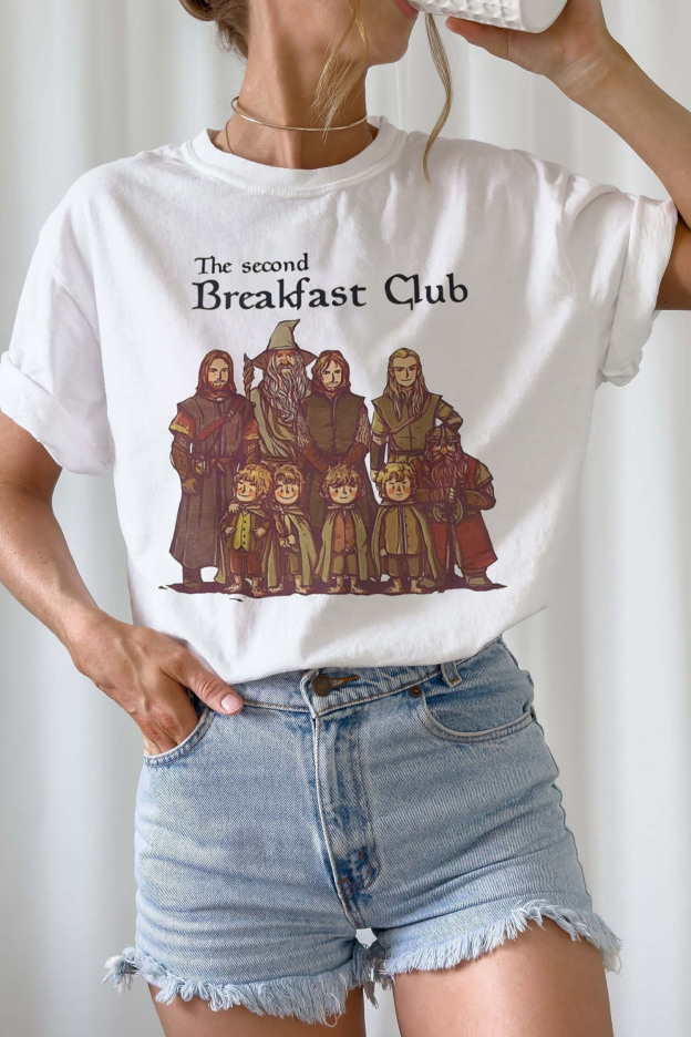 The Lord of the Rings cartoon ladies short-sleeved loose T-shirt