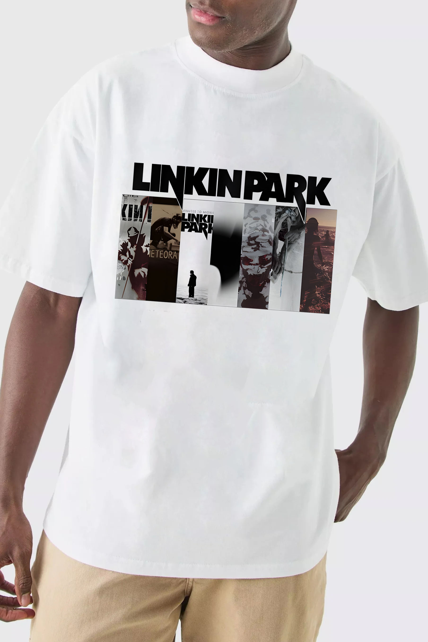 L P Album Art T-Shirt -Men