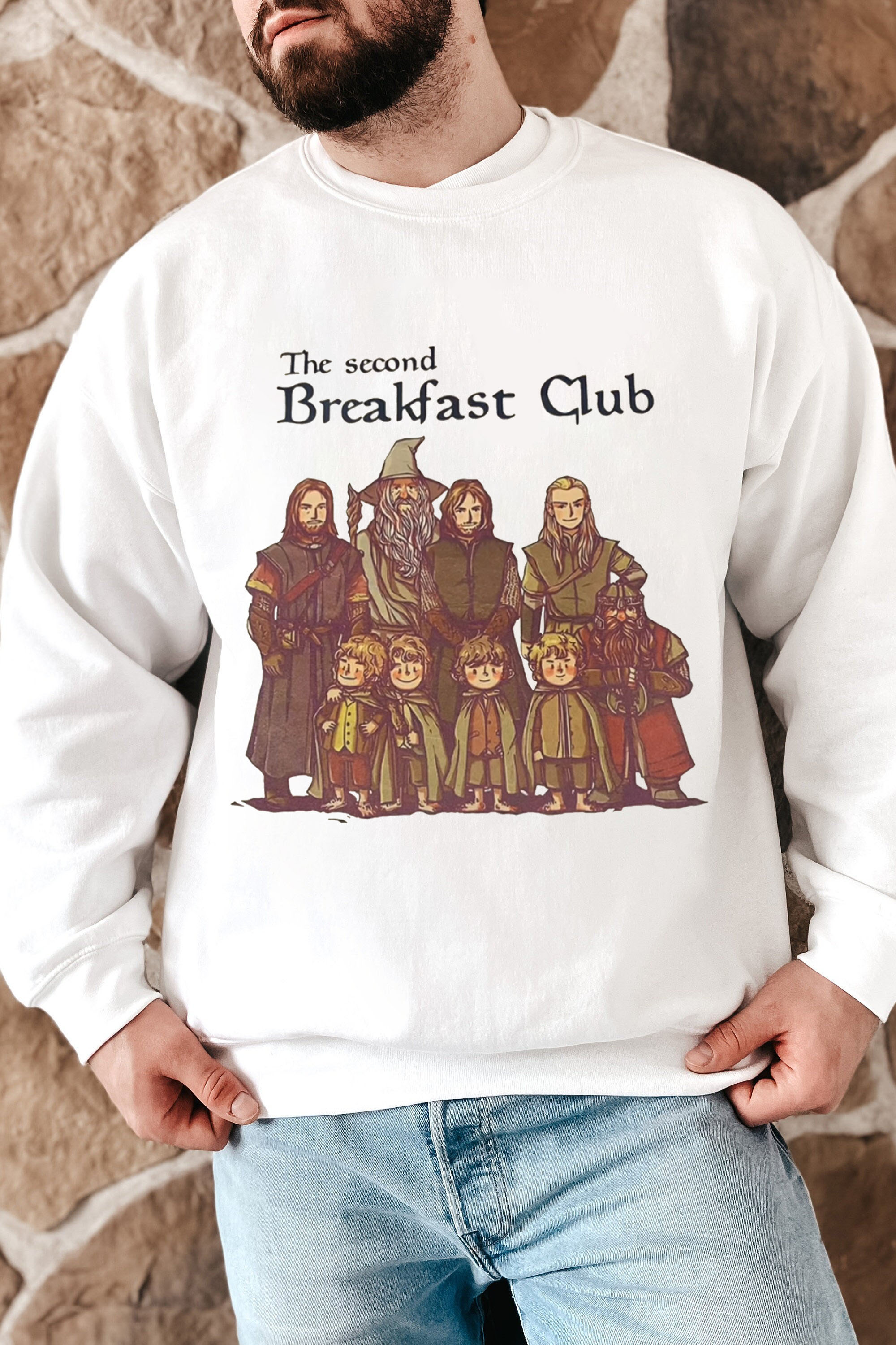 Lord of the Rings cartoon casual men's printed sweatshirt