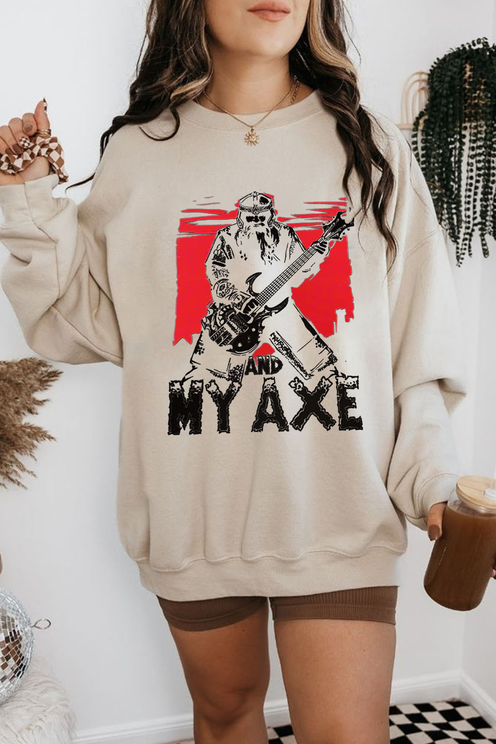 Gimli And My Axe Lord Of The Rings Vintage Women Sweatshirts