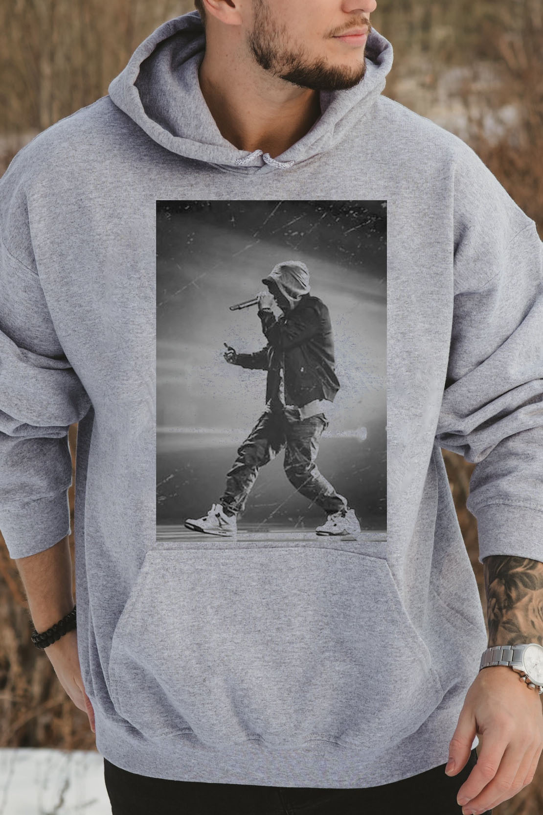 Eminem Classic Hoodies-MEN
