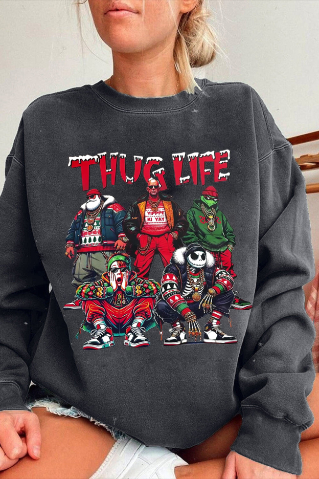 Christmas Personalized Print Sweatshirt