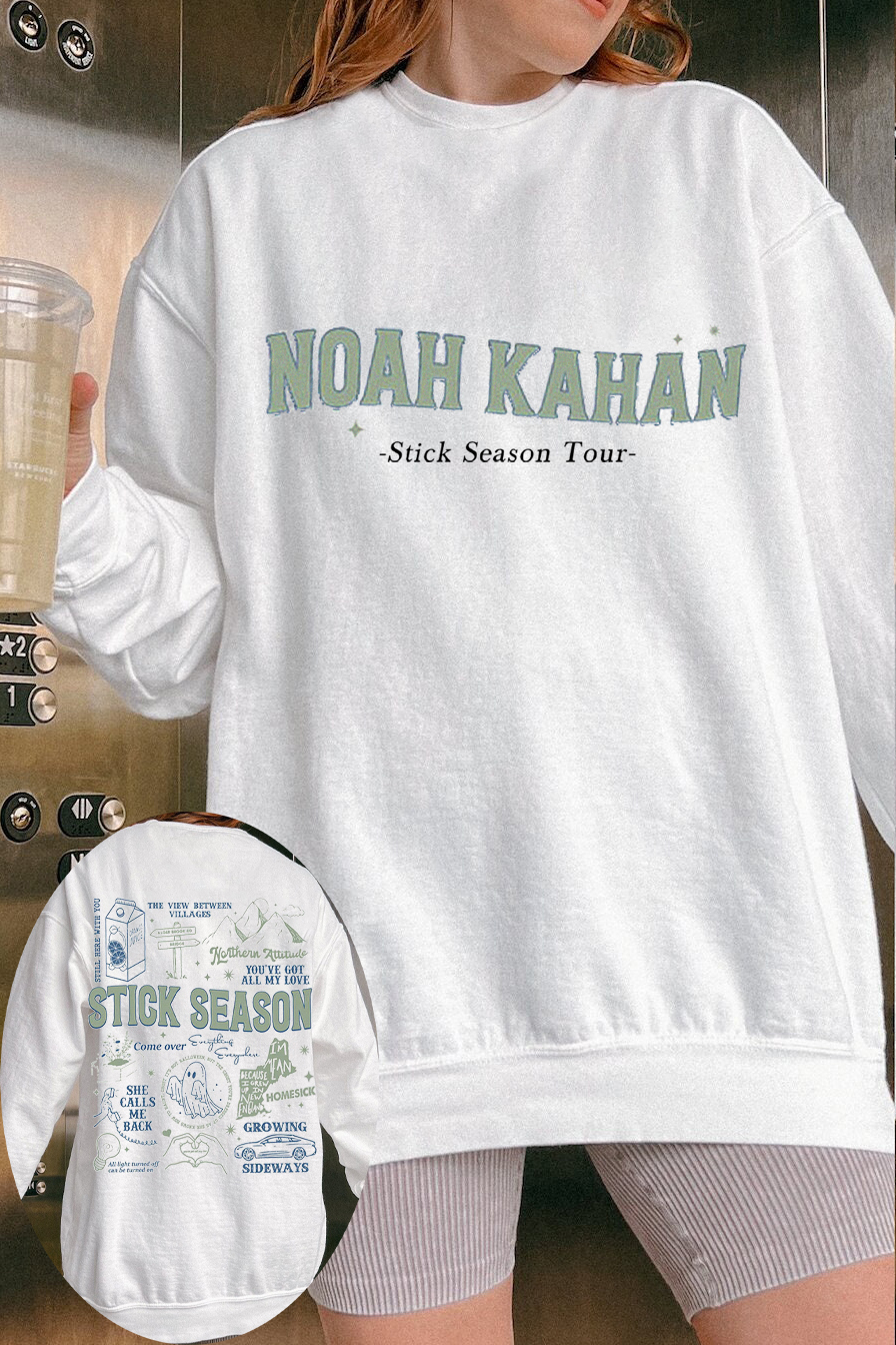 Stick Season 2 Sided Noah Kahan Women Sweatshirt