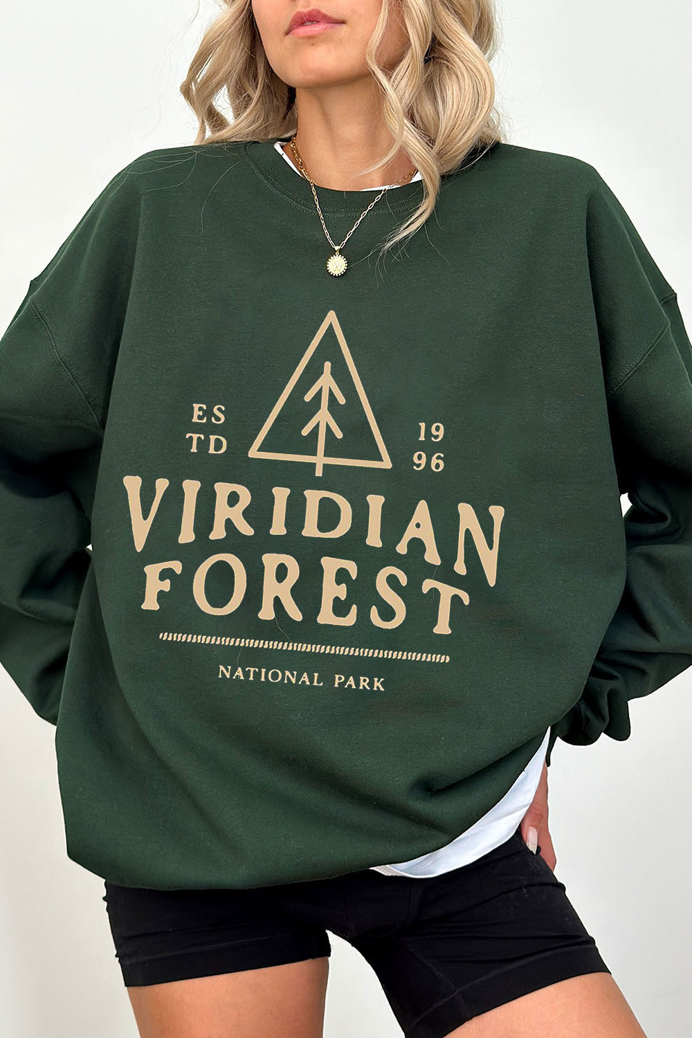 LOTR Fangorn Forest Vintage Sweatshirt For Women