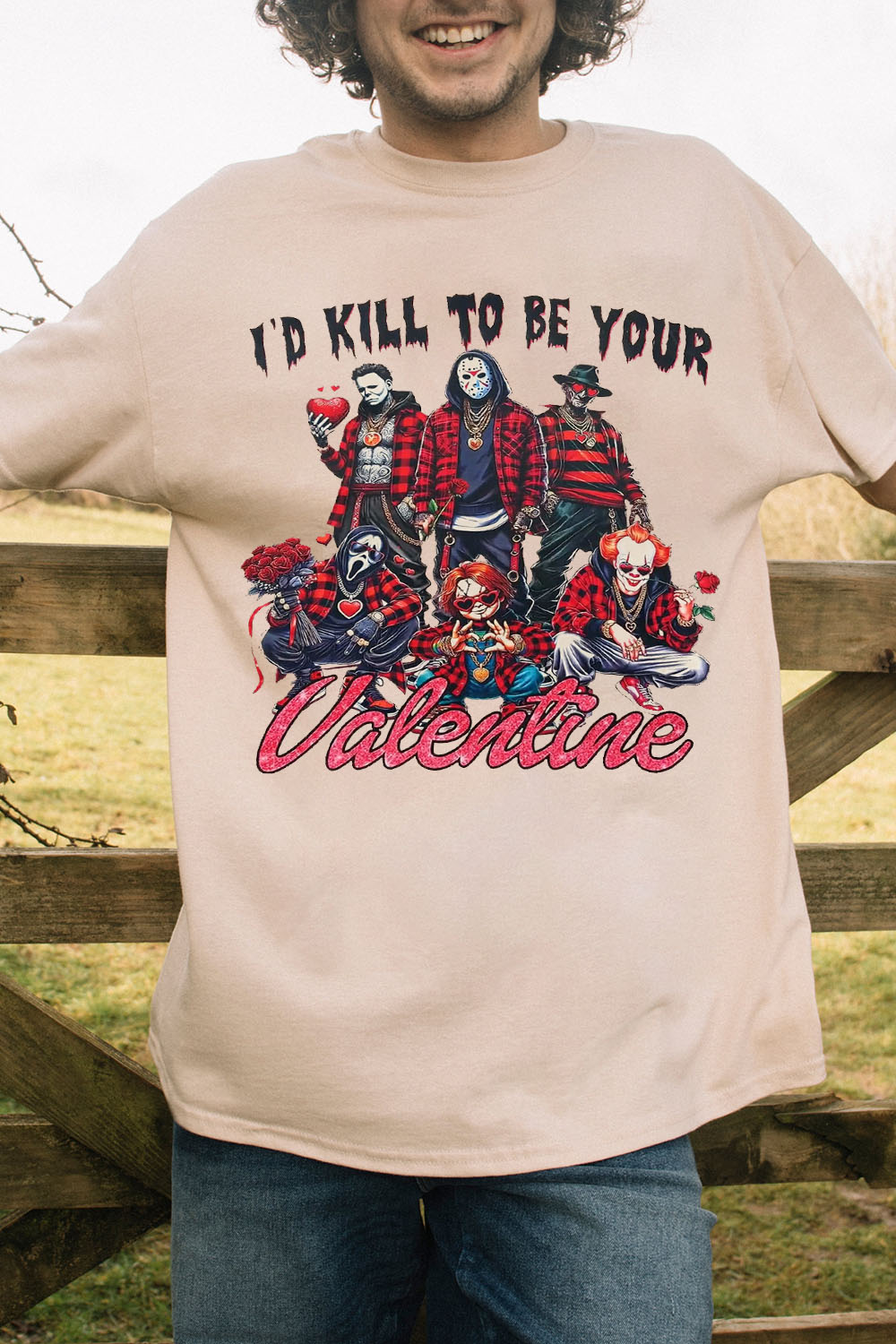 horrormovies-valentine's day man T-shirt