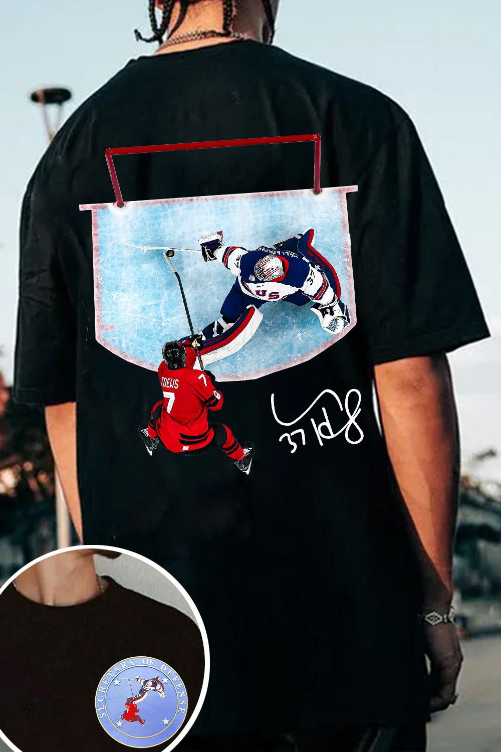Connor Hellebuyck Both Side Tee