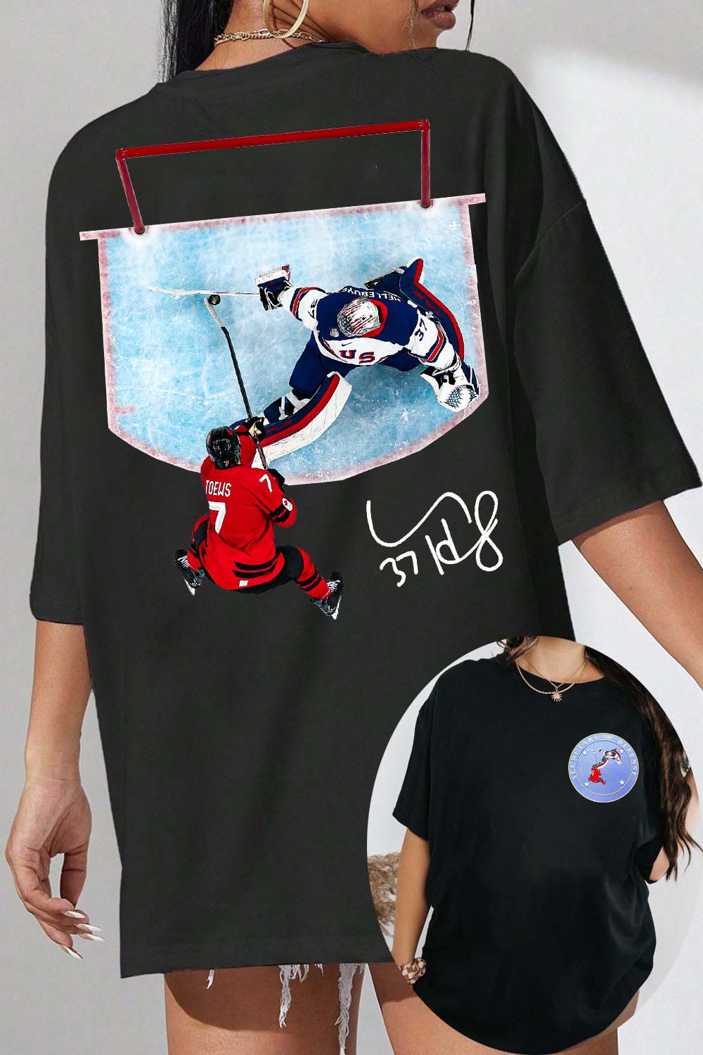 Connor Hellebuyck Both Side Tee