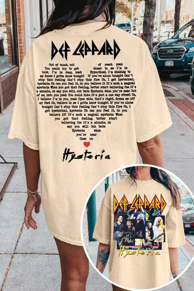 Defleppard rockband T-shirt For Women