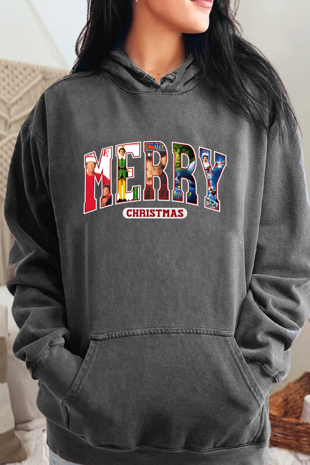 MERRY Christmas Movies Women Hoodies