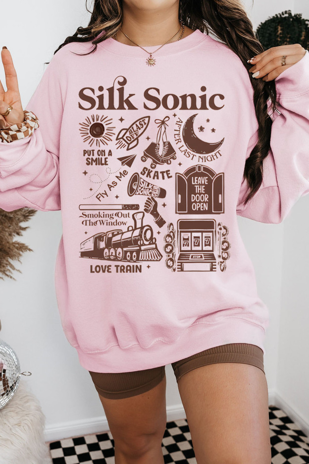 Bruno Mars An Evening with Silk Sonic Album SweatShirt