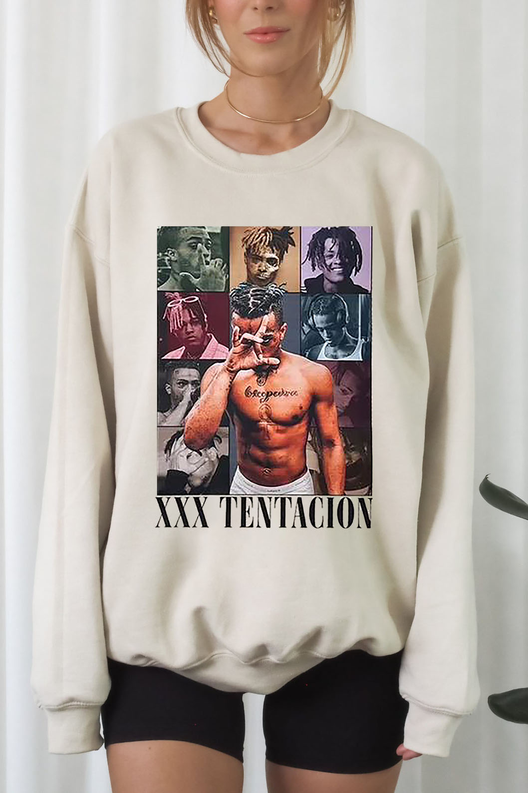 XXXTentacion Eras Inspired Vintage Rap A4 – Women sweatshirt