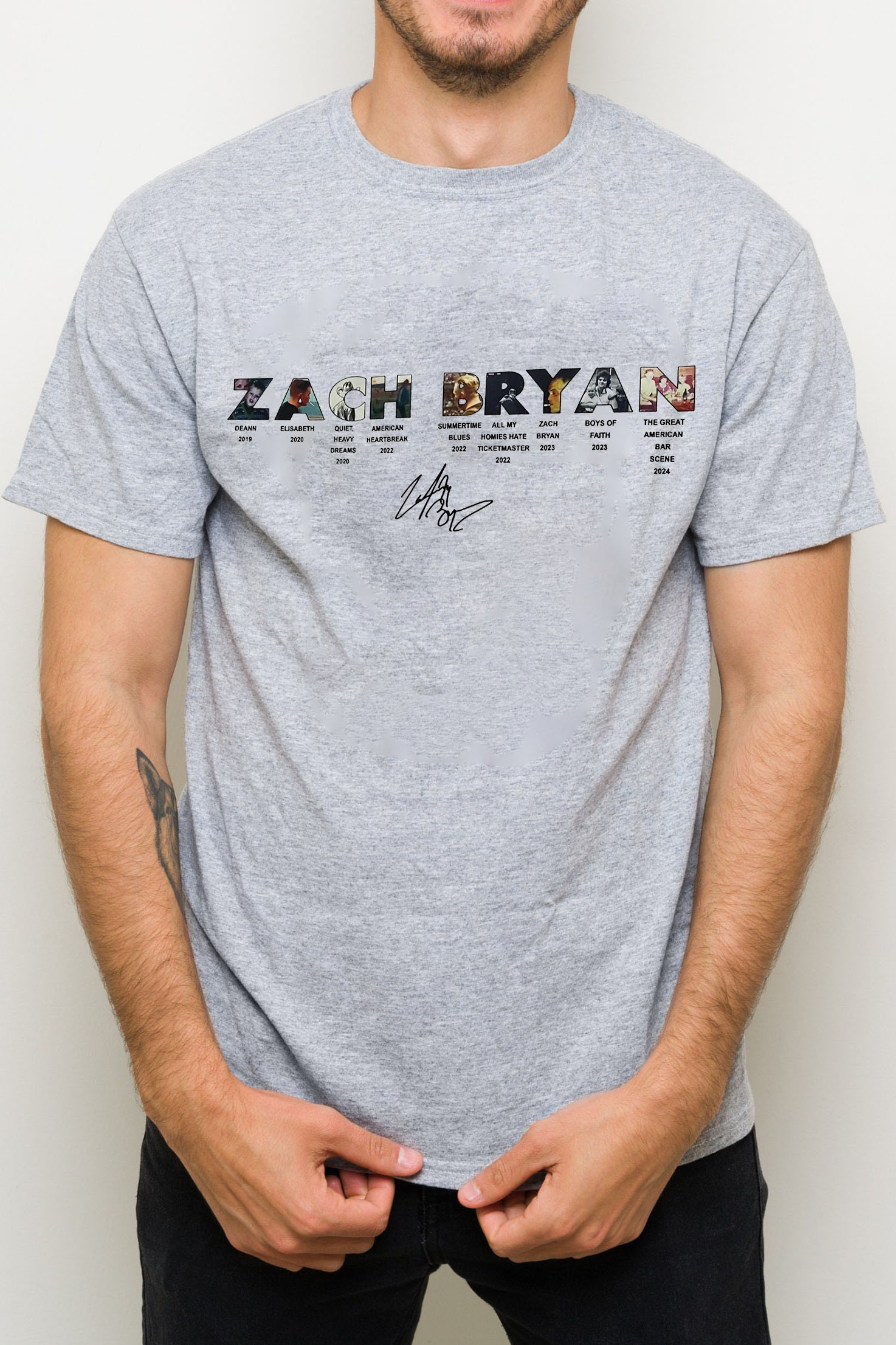 zachbryan short-sleeved men's shirt