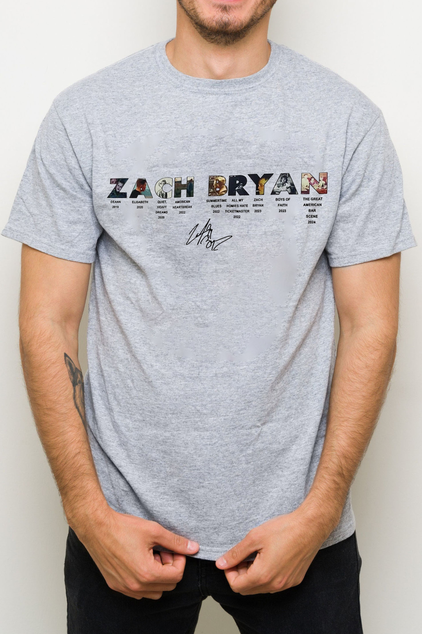 zachbryan short-sleeved men's shirt