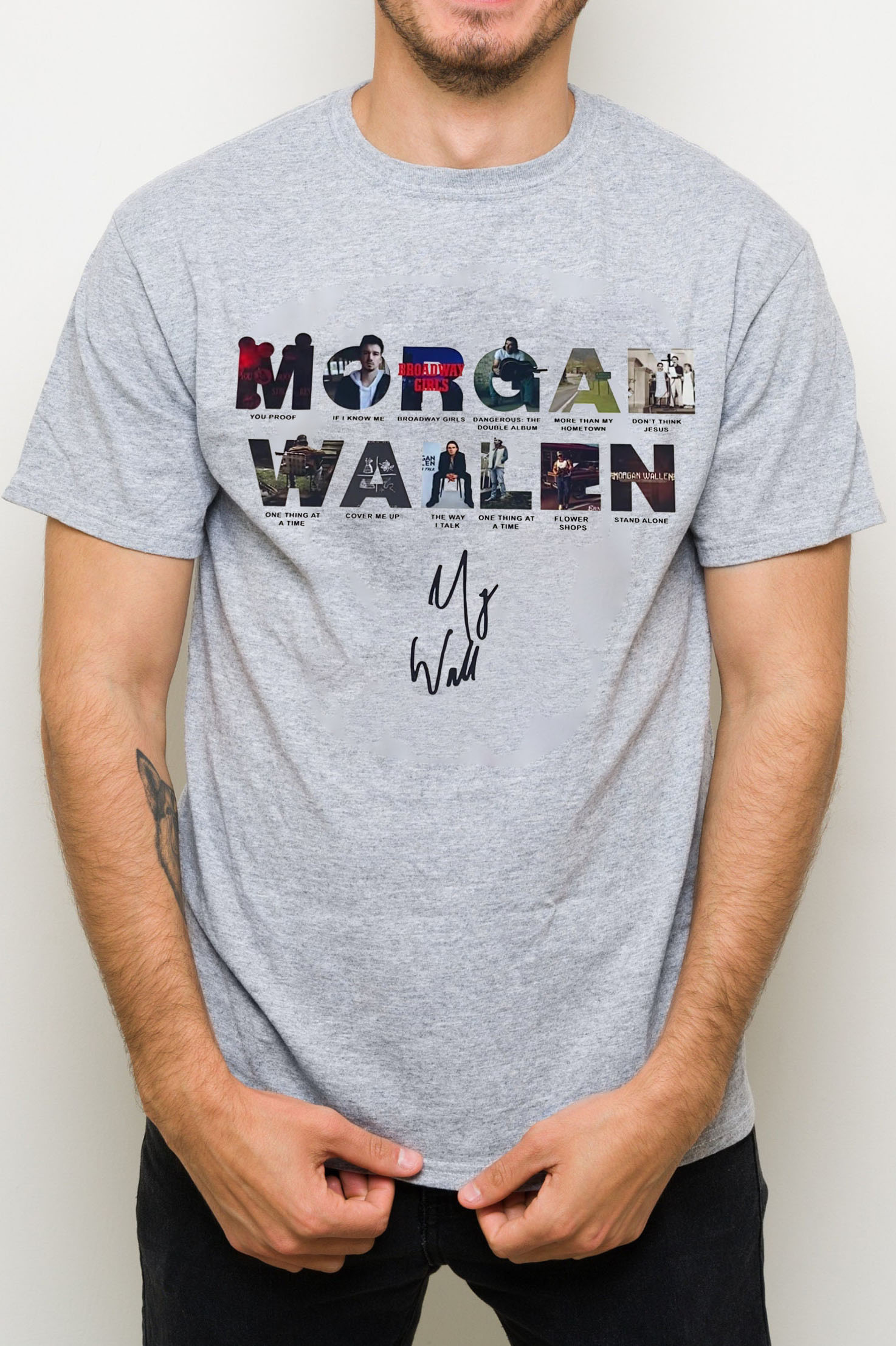 morganwallen short-sleeved men's t-shirt