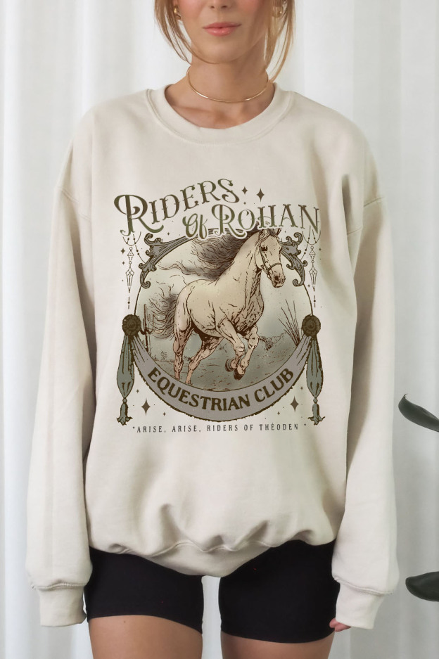 Riders Of Rohan Equestrian Club Sweatshirt For Women