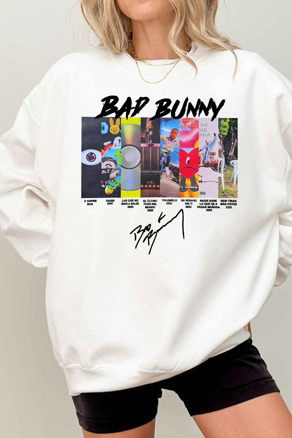 badbunny long sleeve sweatshirt