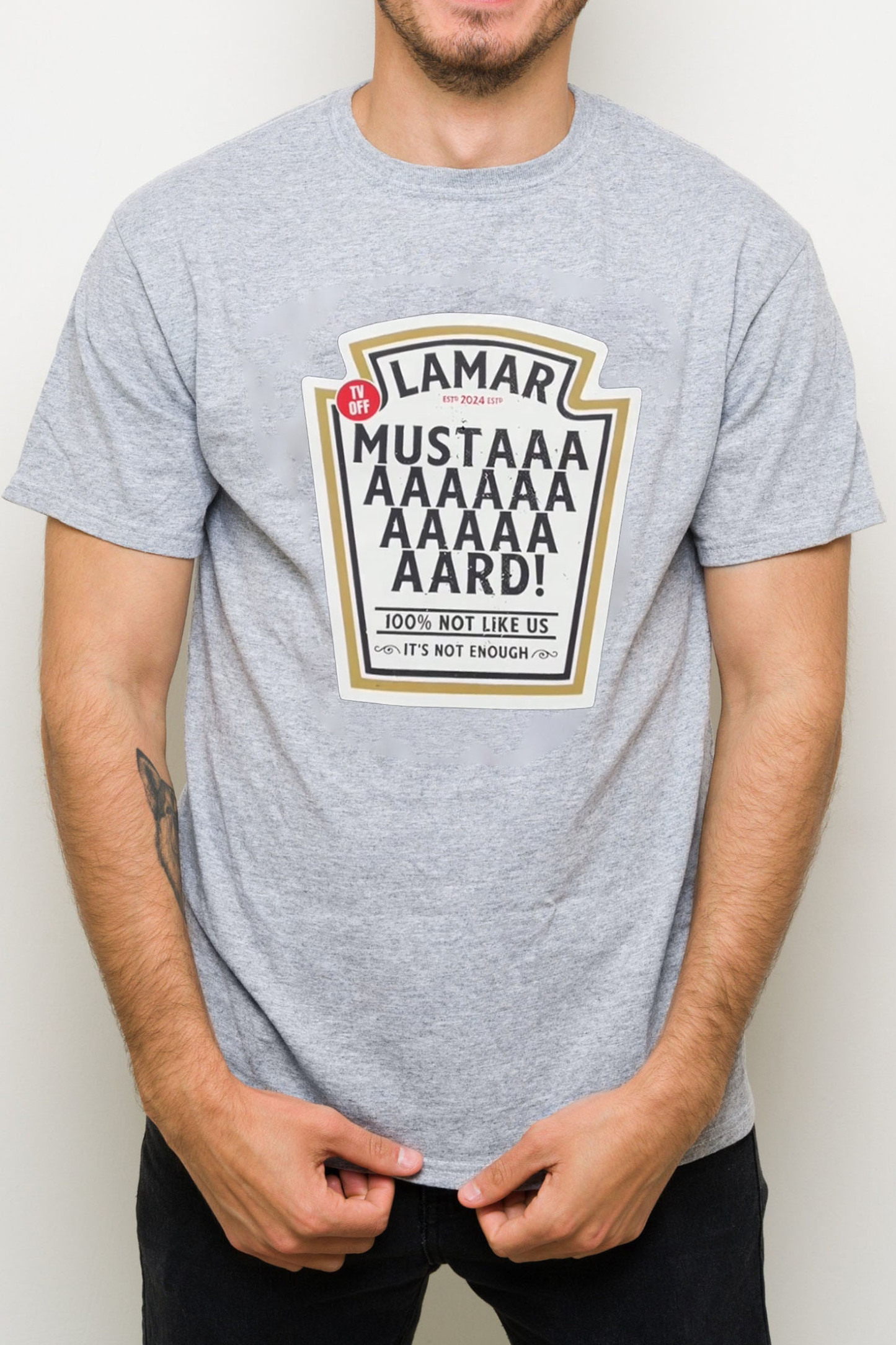 mustard men's t-shirt