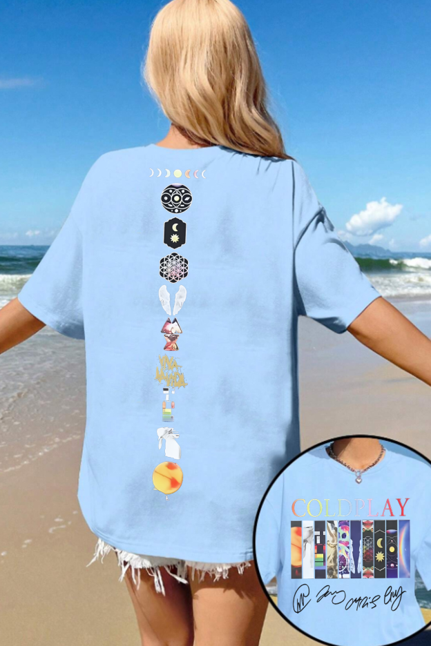 coldplay women T-shirt