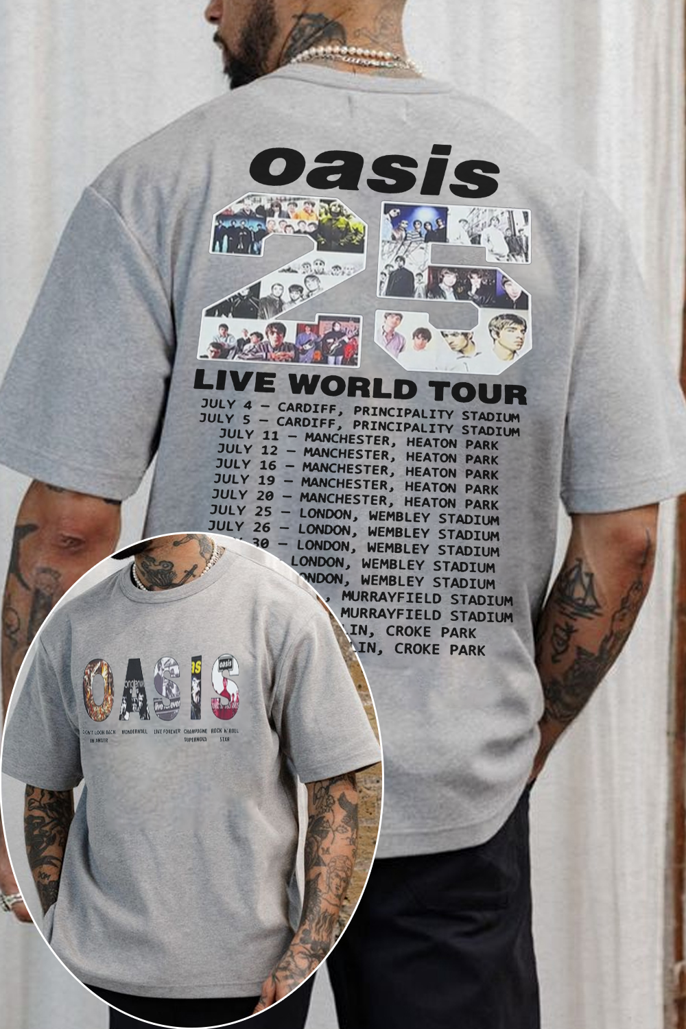 Oasis Live World Tour 2025 T-Shirt